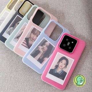 Dễ Thương Thẻ Ảnh Kpop Giữ Mezzanine Vỏ Cho iTel S25 Ultra S23 Plus A90 A80 A70 A60 A60S A50C A06 A05S A04 P65 P55 P40 Plus RS4 Matte Cover 2 Trong 1 Vỏ Điện Thoại Màu Kẹo