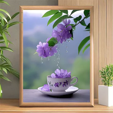 Hoa Tím Biển Lãng Mạn Và Chữa Bệnh Khung Ảnh Bàn Văn Phòng Phòng Khách Phòng Ngủ Khung Ảnh Phòng Để Bàn Trang Trí Phòng Ngủ
