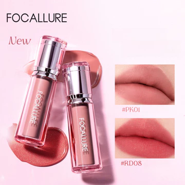 FOCALLURE Son Bóng Nước Nhung Son Kem Nhẹ Nhàng Và Dưỡng Ẩm Son Môi Lì Màu Nude Lâu Trôi