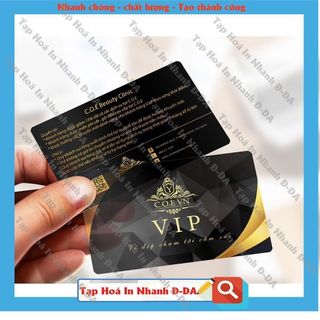 In 100 Thẻ Nhựa, Thẻ quà tặng cao cấp PVC không Phai màu