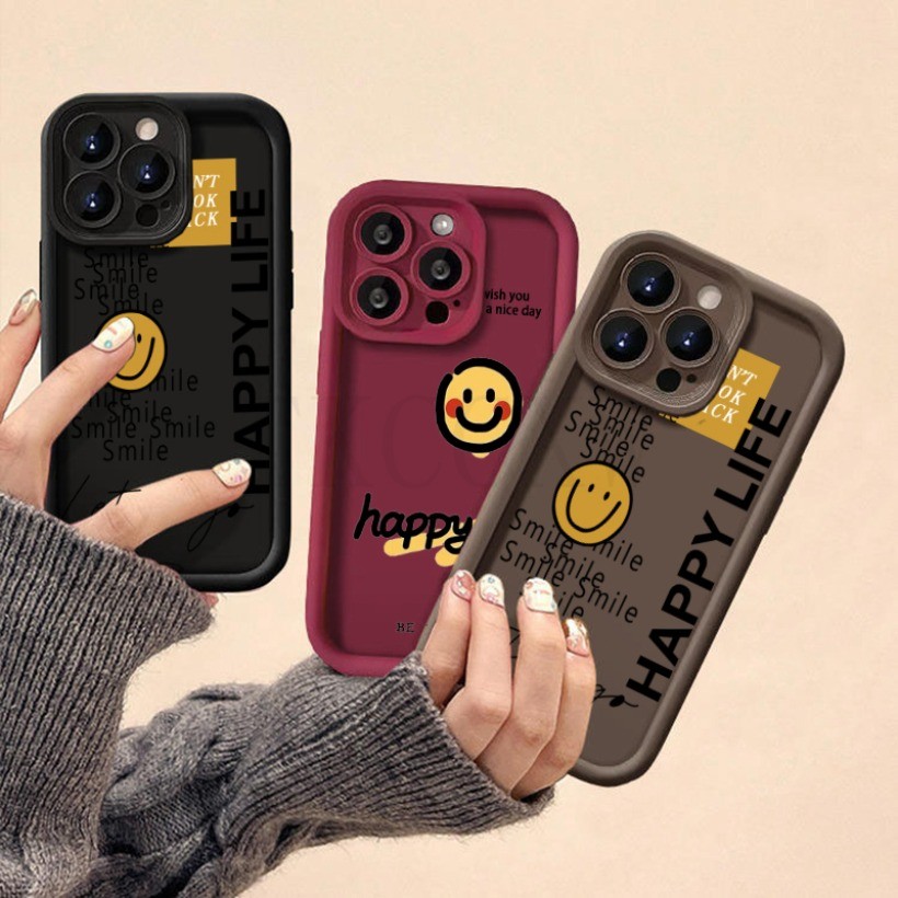 Tương thích cho Realme 15T 15 Pro 13Pro + C61 C63 GTNEO2 Narzo 50A 50i prime GT Master Edition Q3 Pro Carnival Sáng Tạo Mặt Cười Đồ Họa Silicon Mềm