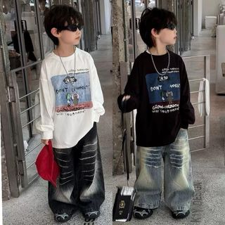 [DOU DOU KID] DT33 Áo Thun Dài Tay 14-46kg,Chất Thun Mềm Mại Chính Phẩm
