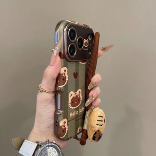 Ốp điện thoại cửa sổ lớn sọc xanh sang trọng KT Cat cho iPhone17 16 15 14 13 12 11 Pro Max Bảo vệ Camera chống sốc Vỏ mềm chống rơi
