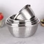 Giỏ thoát nước bằng thép không gỉ giới hạn , Dụng cụ nhà bếp Chống ăn mòn Nhiều lỗ thoát nước Hình tròn
