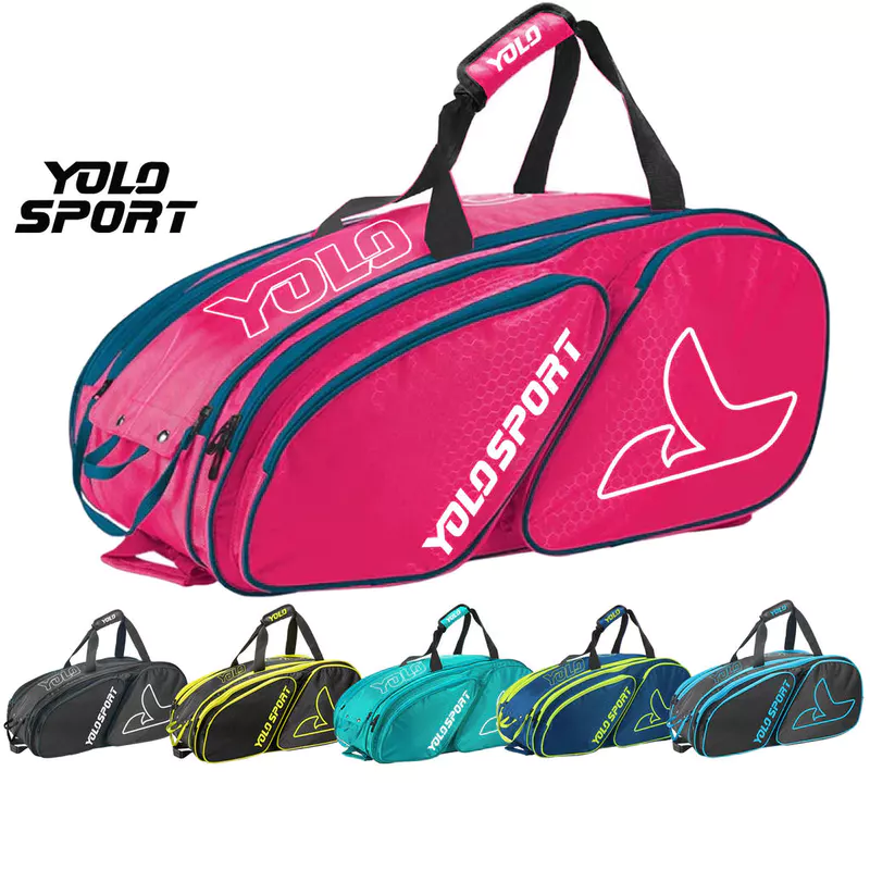 Balo Pickleball YOLO SPORT Elite Hồng Túi Đựng Vợt Tennis Cầu Lông Ngăn Giày Riêng Túi Thể Thao Cỡ Lớn Nam Nữ Chính Hãng — ảnh 1
