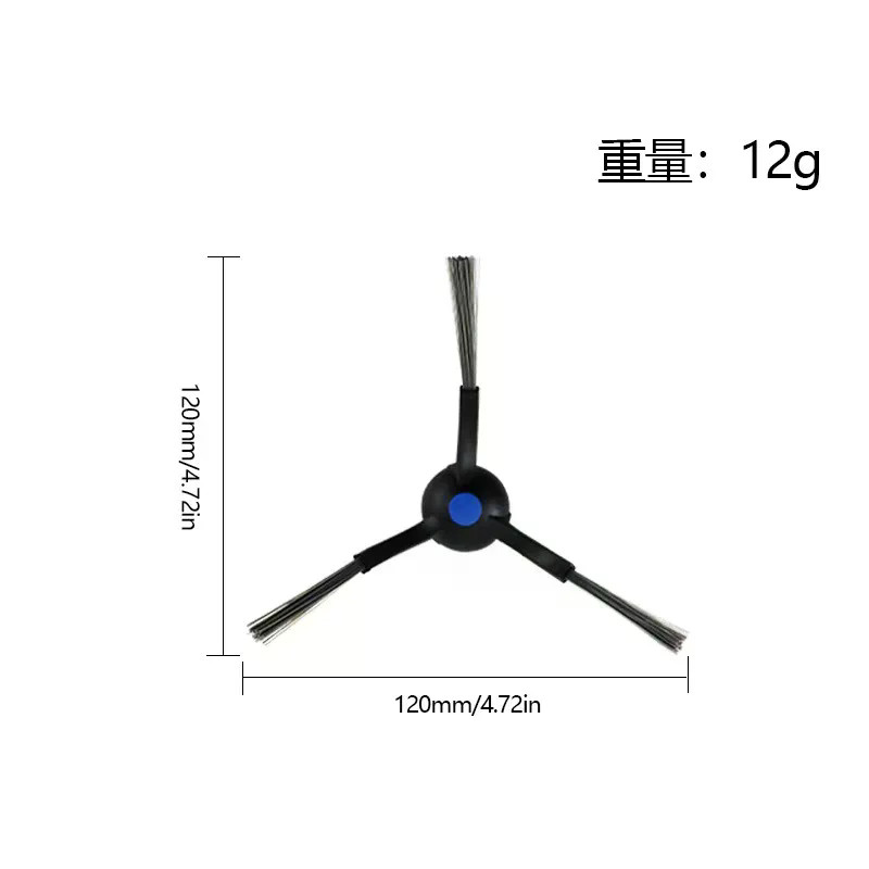 Tương thích cho Ecovacs Debot N30 Omni / N30 Pro Omni Robot Hút Chân Không Phụ Kiện Bàn Chải Bên Chính Hepa Lọc Rag Bụi Túi Phần