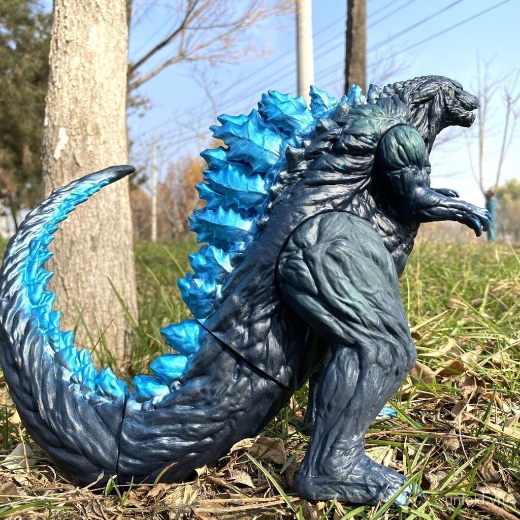 [Đồ chơi] Bán buôn Lớn Runaway Godzilla King of Temptation Monsters Joint Di chuyển được Búp bê Vinyl Đồ chơi mô hình VLKQ