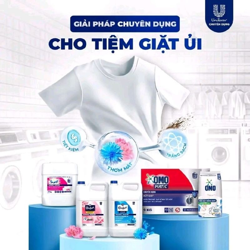 Bột Giặt OMO Matic Chuyên Dụng  Thùng 2 Túi x 4.5kg