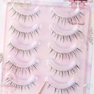 Lông mi giả C-curl tự nhiên, nhẹ, trong suốt, phù hợp đeo hàng ngày và chụp ảnh