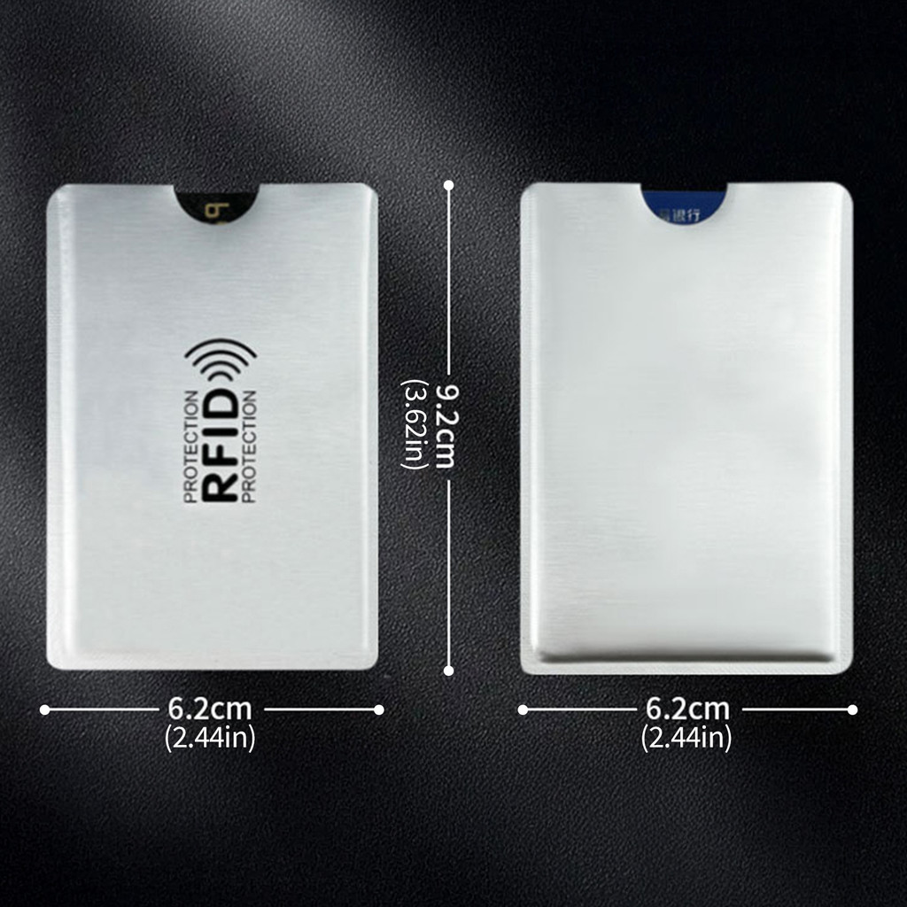 Tay áo chặn RFID bạc Laser Bảo vệ thẻ tín dụng nhiều màu cho thẻ ghi nợ tín dụng và thẻ ID