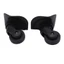 Bánh xe thay thế hành lý CPINCP 1 cặp, 360° Xoay Xoay Xoay Vali Thay Thế Hành Lý Bánh Xe, PP Bền + PET Xoay Vali Bánh Xe Xe Đẩy Hành Lý
