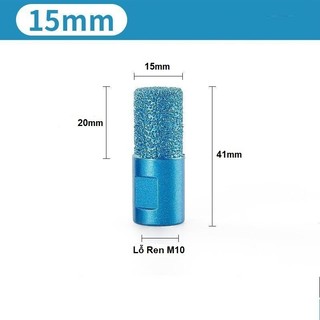 【vạn】Combo dụng cụ mài đá 3 trong 1 bao gồm mũi mài tạo rãnh và phay cạnh tương thích với đá granit marble và đá cứng