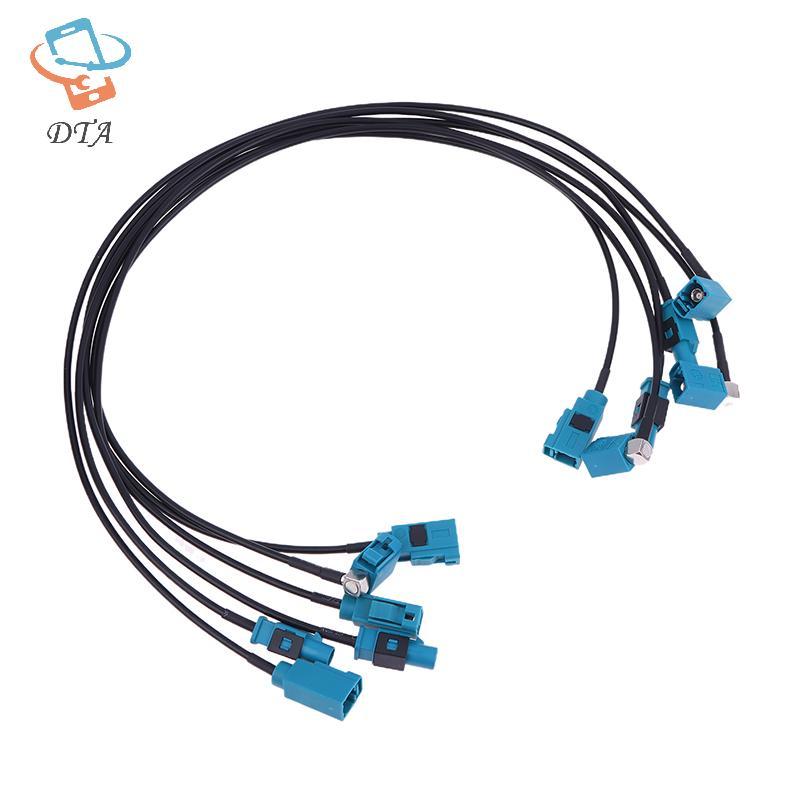 [DTA] Fakra Z Male To Fakra Z Female Jack 90 độ Điều hướng ô tô Ăng-ten GPS Adapter Cáp nối dài RG174 RF Coaxial Pigtail VN