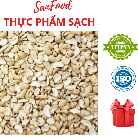1 kg Hạt điều tươi nấu sữa vụn 6 ly - Cam Kết Hàng mới không hôi dâu, không chất bảo quản