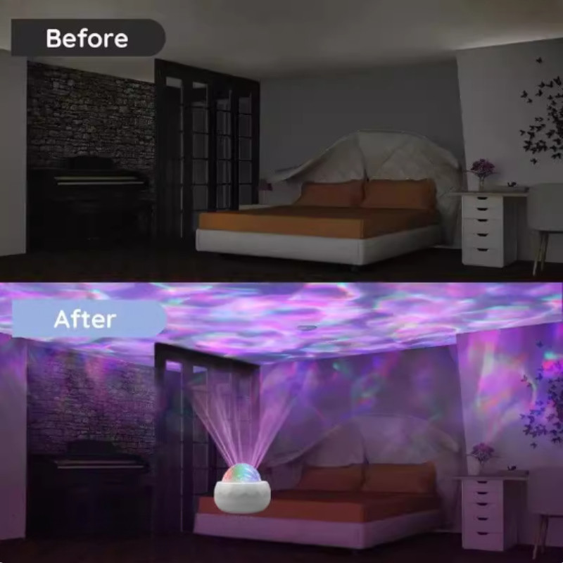 Đèn Cực Quang, Chiếu Bầu Trời, Cực Quang, Đèn Cực Quang Decor Phòng Ngủ Có Điều Khiển