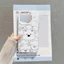 ốp lưng iphone Dây đeo chó màu trắng Cho Iphone 17 Iphone 7 xs xr 11 12 13 14 15 16 Pro Max Plus