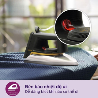 Bàn ủi khô PHILIPS HD1172/01 1000W - Bảo hành chính hãng 24 tháng