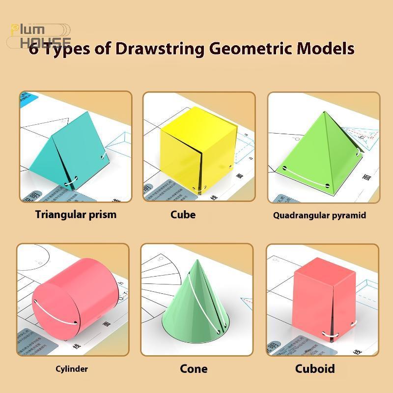 PlumHOUSE 1 Bộ Huấn Luyện Tư Duy Không Gian Tự Làm Toán Học Sách 3D Hình Học Yên Tĩnh Sách Dành Cho Trẻ Em Montessori Giáo Dục Truy Tìm Sách Bài Tập VN