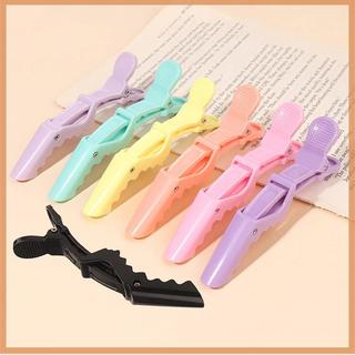 [savemoneyeveryday] 6 Kẹp cá sấu bằng nhựa, Kẹp làm tóc, Vuốt tóc, Thợ cắt tóc, Kẹp tóc tạo kiểu Salon, Phụ kiện tóc [vn]