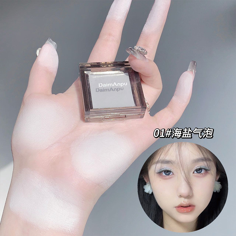 DAIMANPU Vuông Blush Cream Đơn Sắc Blush Tím Blush Xanh Mờ Làm Sáng Đỏ Trang Điểm Mờ Lâu Dài 2025.11.10