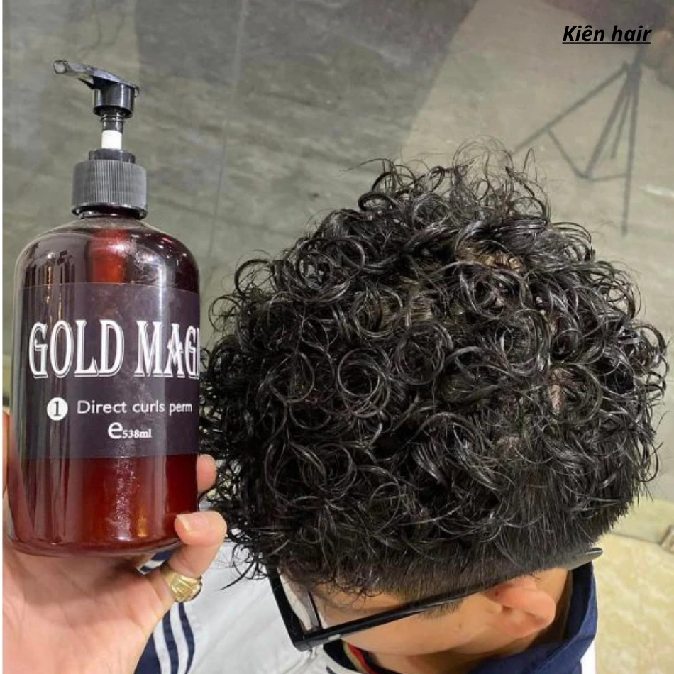 Thuốc uốn lạnh Gold Magic Qmax90, Thuốc uốn tóc đa năng siêu dưỡng, xoăn lâu | Trunghair