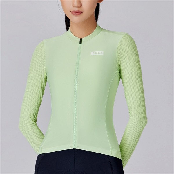 C051- Áo Đạp Xe MBO Nữ Long Lime