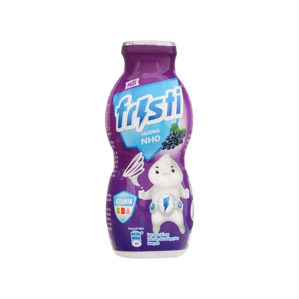 Sữa Chua Uống FRISTI Lốc 6 Hộp 80ml Thơm Ngon Bổ Sung Dưỡng Chất Thiết Yếu Cho Trẻ Nhỏ
