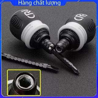 CR-V Tua Vít Trợ Lực Đảo Chiều Có Nam Châm Chất Liệu Thép CR-V Bền Bỉ với 6 Đầu Vít Đa Năng