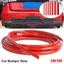 YRBWD 1 Cuộn Dây Trang Trí Màu Đỏ, / Nhãn Dán Ốp Lưng Ô Tô DIY 5M, Dày 6 / 8 / 10 / 12 / 15 / 20 / 22mm PVC Tự Dính Dải Ốp Lưng Ngăn Ngừa Trầy Xước Cơ Thể