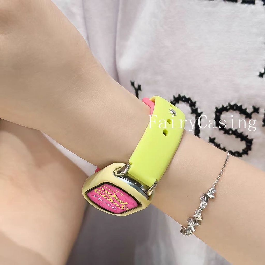 Bộ dây đeo silicon + cho Xiaomi Mi Band 10 9 8 nfc Vòng đeo tay thay thế Mi Band 9 10 Phiên bản gốm sứ