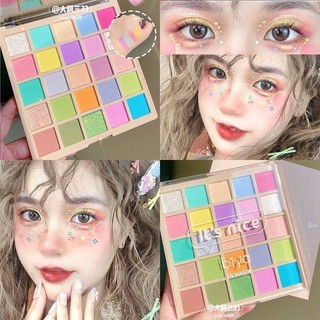 Macaron 25 Màu Phấn Mắt Bảng Làm Trắng Ngọc Trai Lấp Lánh Kim Sa Lấp Lánh Tinh Khiết Desire Cam Màu Nâu Sân Khấu Trang Điểm Phấn Mắt