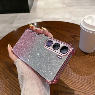 Ốp Lưng Xinh Đẹp Cho infinix Hot 60i 60 Pro + Thẻ Giltter Sáng Bóng Mạ Mềm Vỏ Điện Thoại Chống Sốc