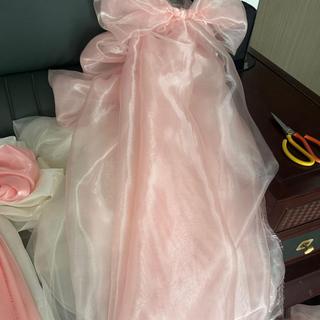 Sáng Organza Nơ Trang Trí Linh Hoạt Giáng Sinh Nơ Nhẹ Quá Khổ Ruy Băng Dây Buộc Cho Đám Cưới Ngoài Trời Bãi Cỏ Cây Giáng Sinh
