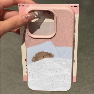 Vỏ cặp đôi chó mèo dễ thương cho IPhone 17 Pro Max 16 15 14 13 12 11 Pro Max Plus 16e 17 Air Case Cover Họa tiết động vật hoạt hình Lichee Màu kẹo mờ chống sốc