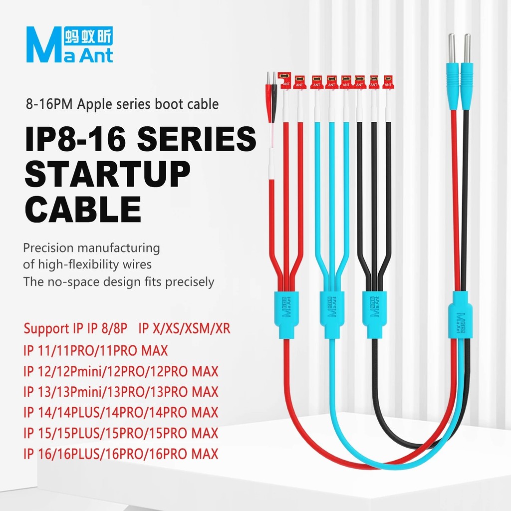 Cáp nguồn MaAnt PY1 PRO iBoot cho iPhone Mobile IPhone 8 ~ 16 Pro Max Pin gốc Kiểm tra dữ liệu Sửa chữa ON / OFF Switch Line