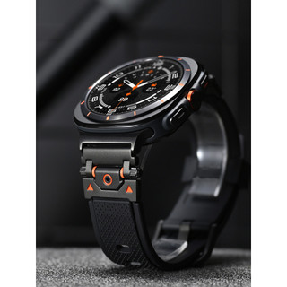 Dây đeo đồng hồ sửa đổi bằng thép không gỉ thể thao cho Samsung Watch Ultra 47mm., Samsung Watch 4 / 5 / 6 / 7, wahtc 8Classic