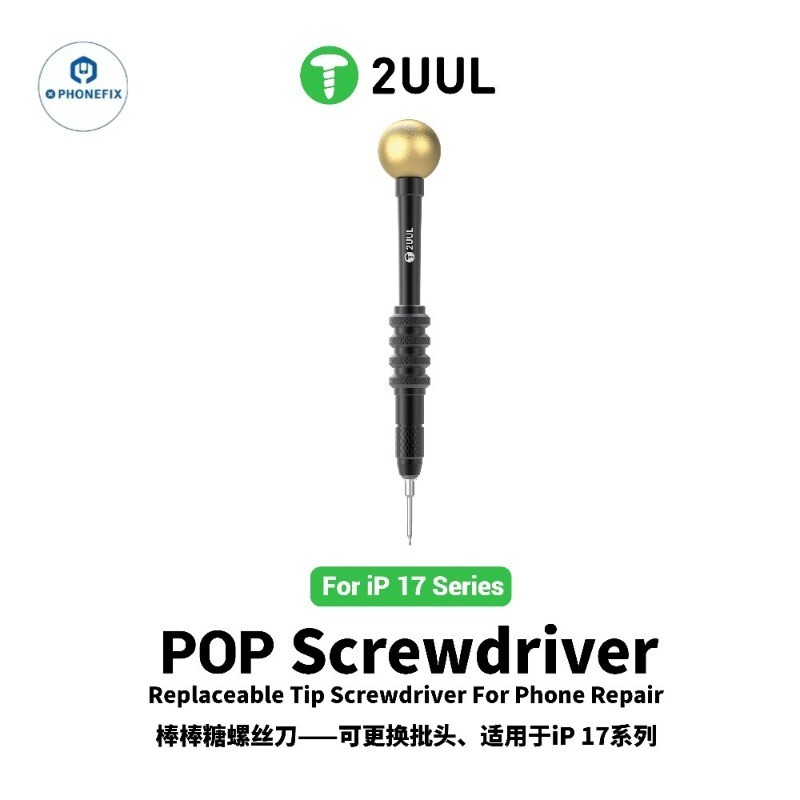 2UUL SD87 POP Tua Vít Nam Châm Có Thể Thay Thế 4IP Đầu Tua Vít Cho IPhone 17 Series Đáy Vít Tháo Lắp Sửa Chữa Dụng Cụ Cầm Tay