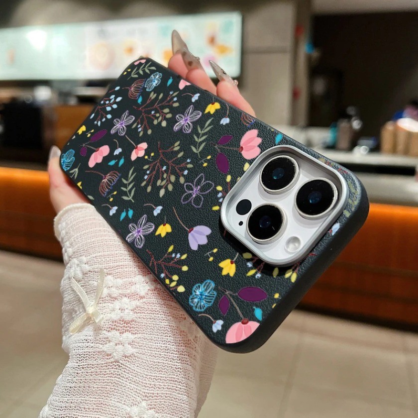 Ốp Điện Thoại Họa Tiết Hoa Hoa Cho OPPO Reno 14 13 12 11 10 Pro Reno 5 6 8 4 Reno 14F 13F 12F 11F 8T Da Họa Tiết