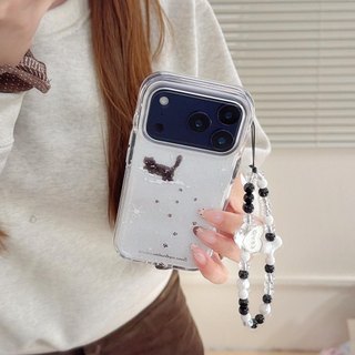 Ốp Lưng Cứng Tương Thích Với iPhone 13 14 14Pro 14ProMax 15 15Pro 15ProMax 16 16Pro 16ProMax 17 17Pro 17ProMax Ốp Họa Tiết Mèo Tuyết Mùa Đông