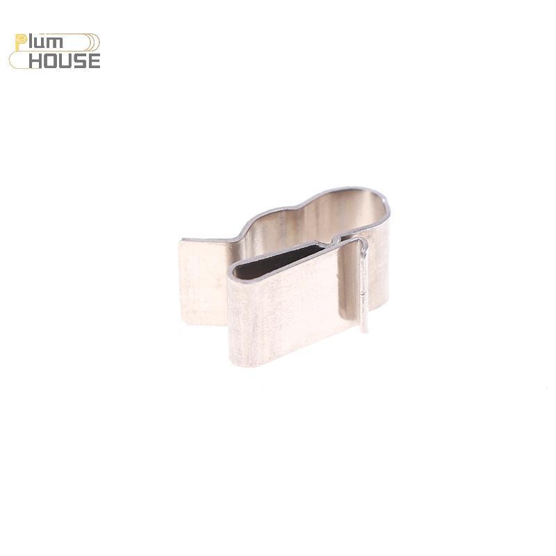 PlumHOUSE 50 Chiếc Bạc Chất Lượng Cao Mới Năng Lượng Mặt Trời PV Cáp Kẹp Kẹp Dây Thép Không Gỉ Kẹp Cáp Tổ Chức VN