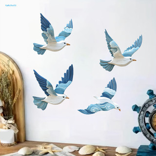 {tshitoli} Pigeon Trang trí tường phòng ngủ Nghệ thuật treo tường bằng gỗ thủ công Bộ trang trí tường Pigeon màu xanh mộc mạc Trang trại Chim nghệ thuật cho văn phòng tại nhà Phòng ngủ Trang trí phong cách Đông Nam