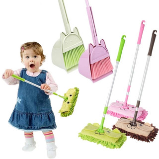 【BabyJoy】Đồ Chơi Hốt Rác Mini,Chổi trẻ em cây lau nhà,Dạy Trẻ Kỹ Năng Làm Việc Nhà,Vật liệu thân thiện với môi trường