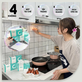 Thùng 20 Gói Giấy Ăn Rút Chữ C, Sz lớn 4 lớp cao cấp, gói 400 tờ 100 lần rút siêu dai TopGia Store 1