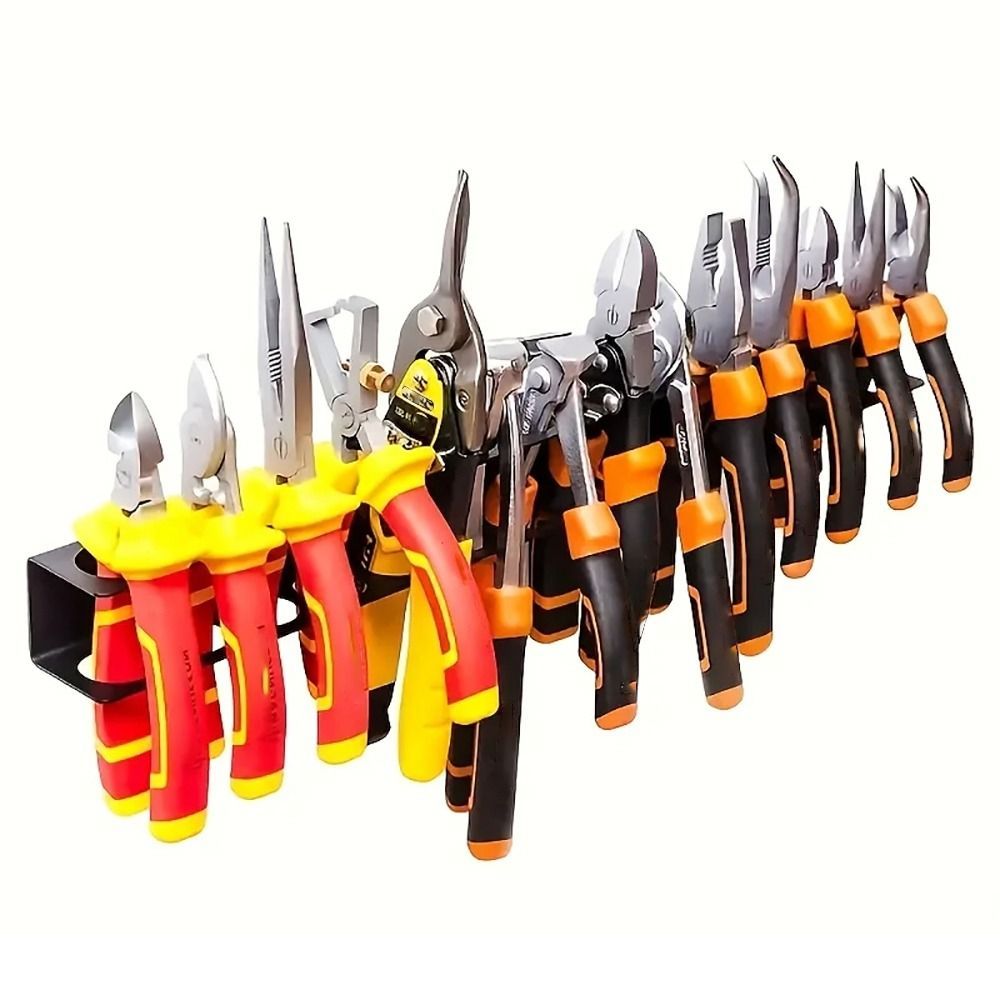 GỖ NHẤT 1 Cái Kìm Giá Đỡ, Treo Tường Xưởng Phụ Kiện Giá Treo Tường Tua Vít, Búa Kìm Dụng Cụ Cầm Tay Dụng Cụ Thép Dụng Cụ Sắp Xếp Lưu Trữ