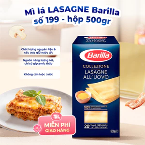 Mỳ Lá Barilla Số 199 (500g), Sợi Mỳ Cao Cấp, Lý Tưởng Cho Món Pasta Chuẩn Ý