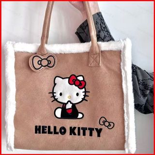 GC2 Túi đeo vai nữ HelloKitty dễ thương Thiết kế đa năng Thời trang Túi Tote đi lại CG2
