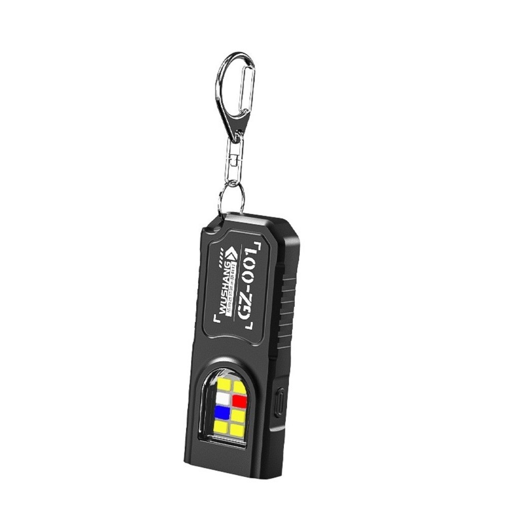 ĐÈN PIN ĐA CHỨC NĂNG - Đèn Pin Móc Khóa USB Sạc Được Độ Sáng Cao Mini Chống Nước Đi Bộ Cắm Trại