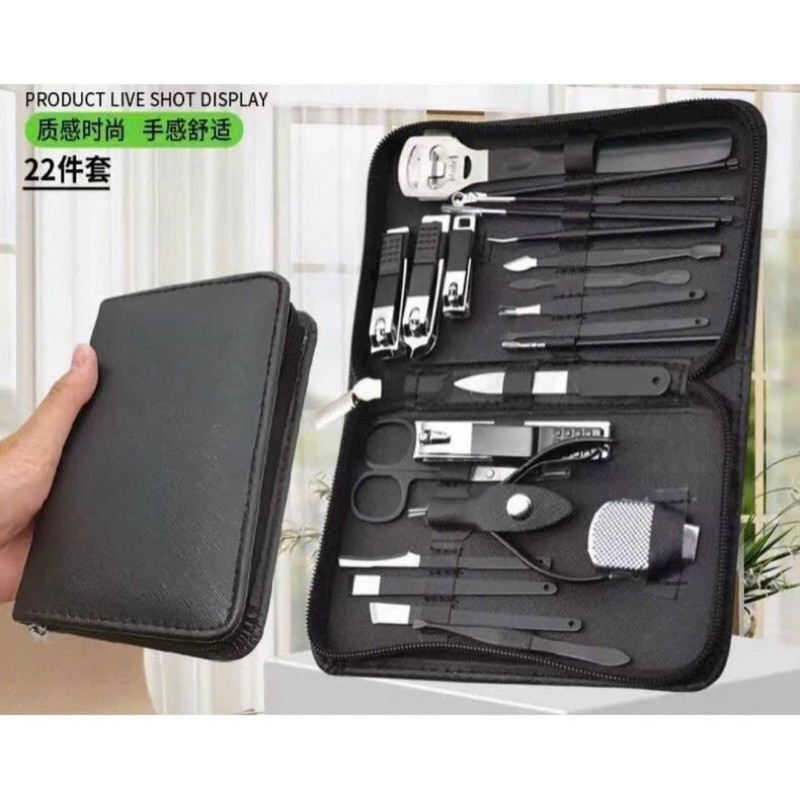 Bộ Dụng Làm Nail - Bộ Bấm Móng Tay 22 Chi Tiết Làm Sạch Sẽ Móng Chân Móng Tay Tập Làm Nail