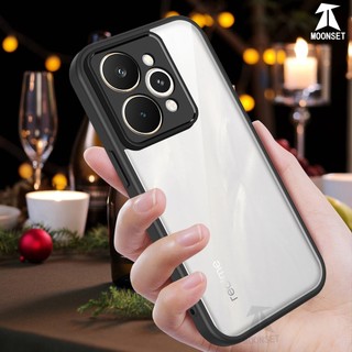 Dành Cho Realme 15 Pro 5G Ốp điện thoại Cứng Aryclic Trong Suốt Khung Silicon Mềm Chống Rơi Mỏng Bao