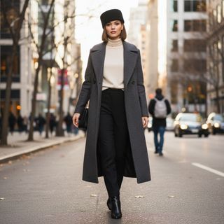 Mũ Fedora bằng len giả, thiết kế mái vòm cứng, phù hợp cho biểu diễn và du lịch ngoài trời